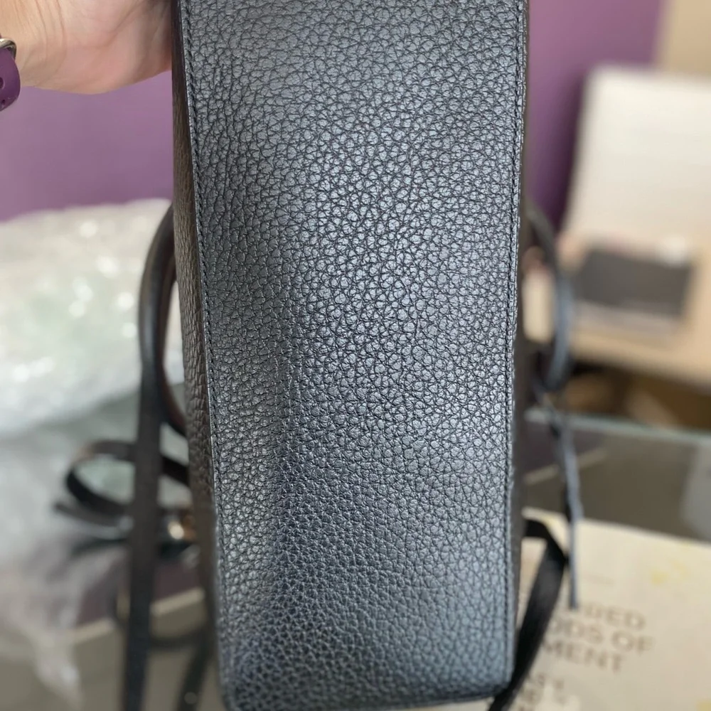 Kate Spade Black and Tan Satchel